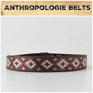 Anthro “Crossed Beads Belt”